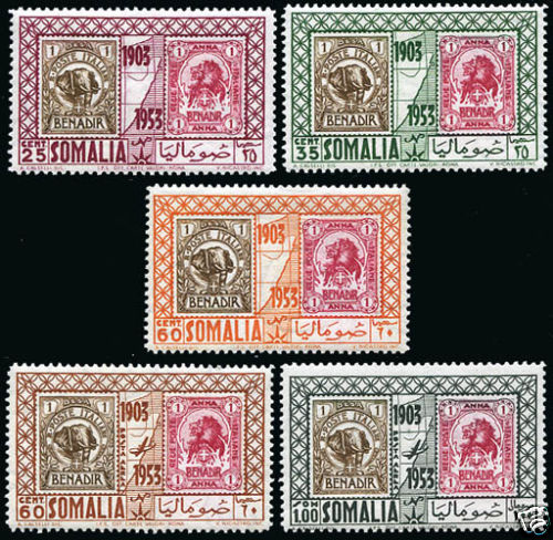 1953 50° primi francobolli